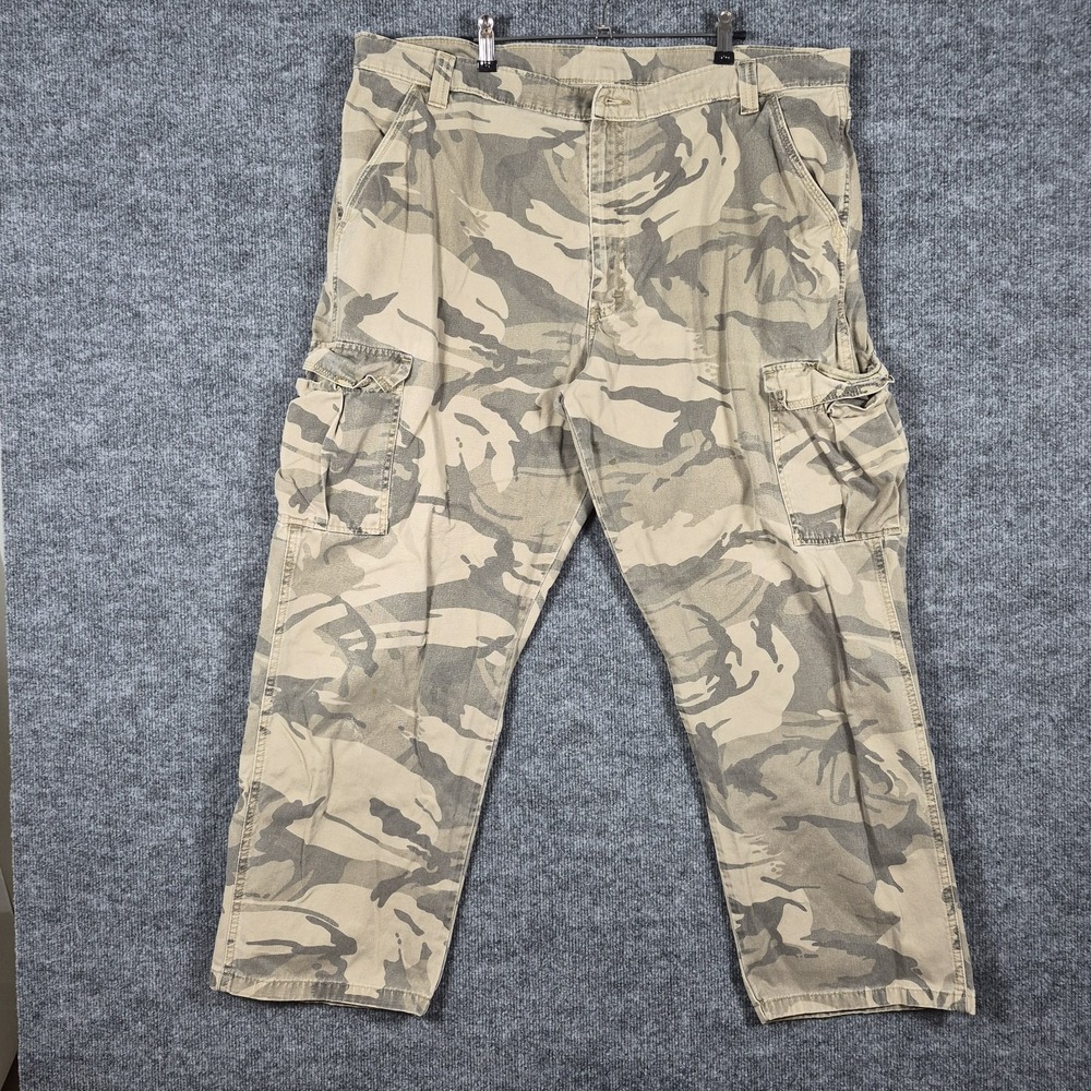Wrangler Camo Cargo Pants Sz 40 x 30 MODEL# 70LEWCG CAMOUFLAGE Streetwear